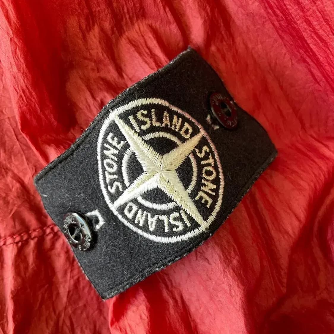 M 스톤아일랜드 라미 바람막이 자켓 화이트와펜 상품이미지4