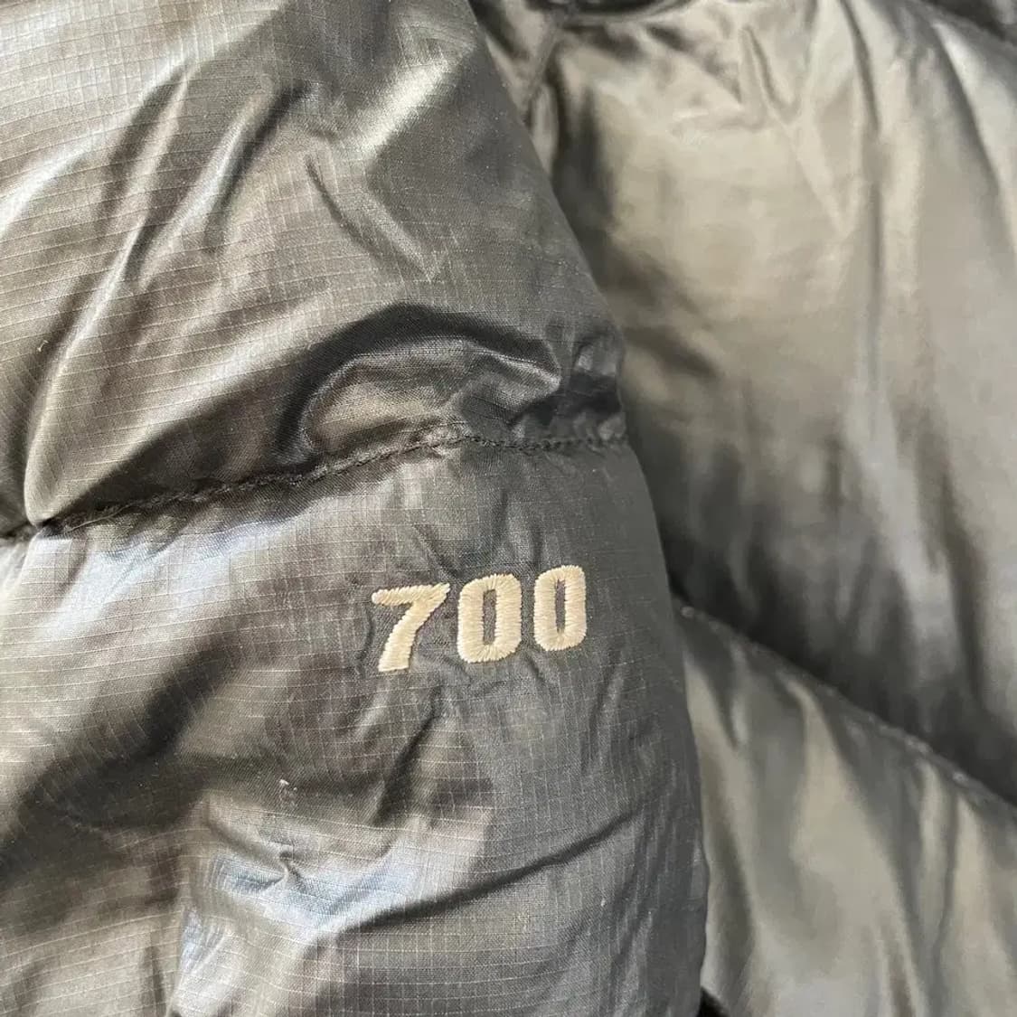 M 노스페이스 여성 눕시 700 구스다운 패딩 블랙 95 상품이미지6