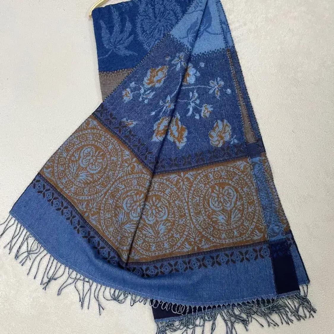 겐조 에스닉 와이드 머플러 숄 목도리 상품이미지3