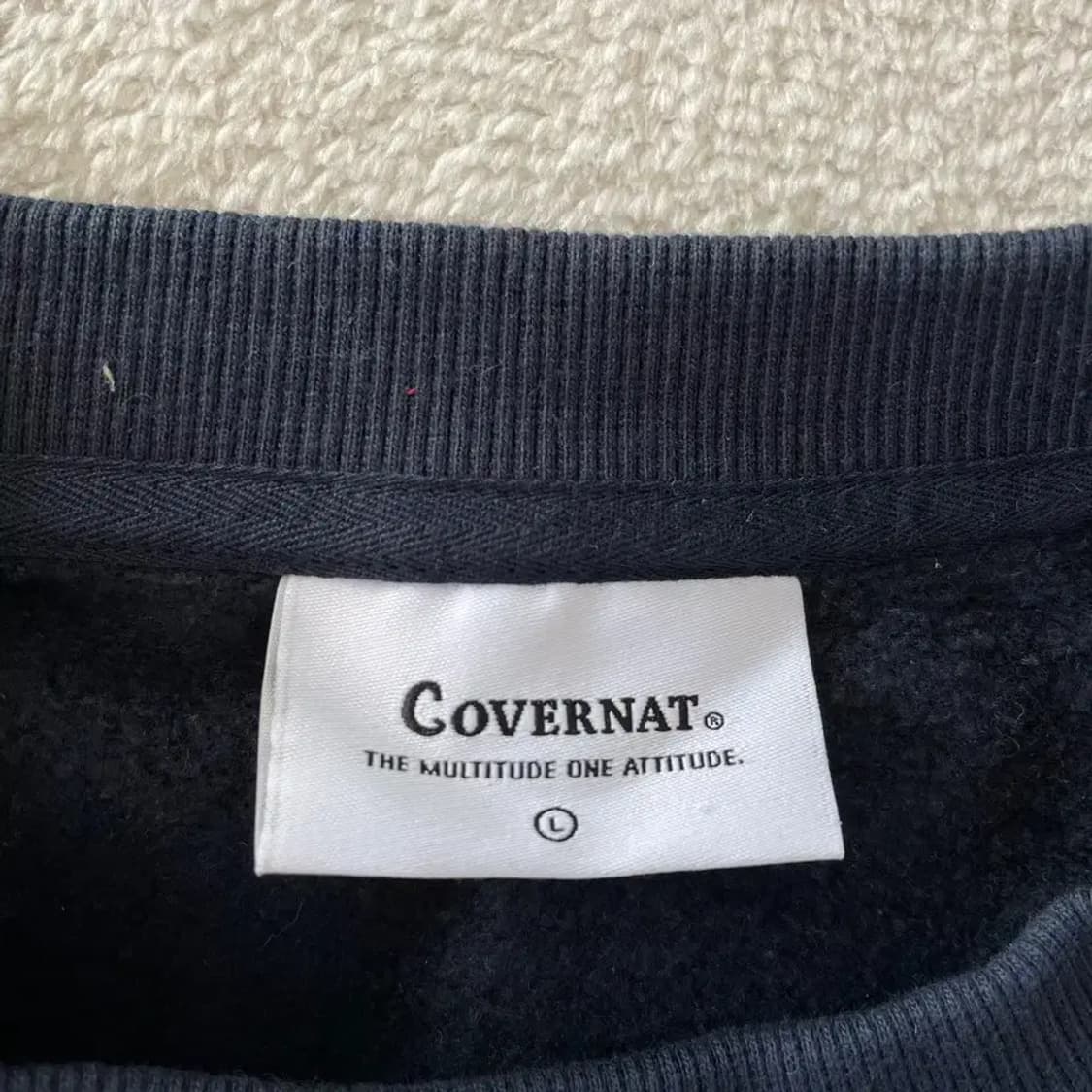 커버낫 기모 맨투맨 100 L 상품이미지4