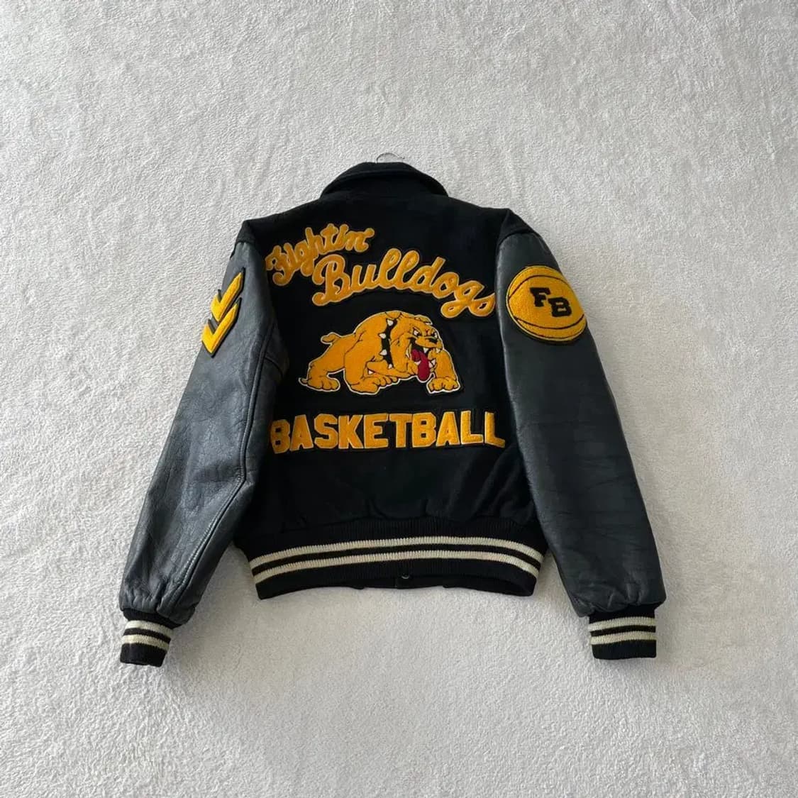 캐치볼 USA 80-90's 소가죽 울바시티 자켓 95-100 올드스쿨 상품이미지9