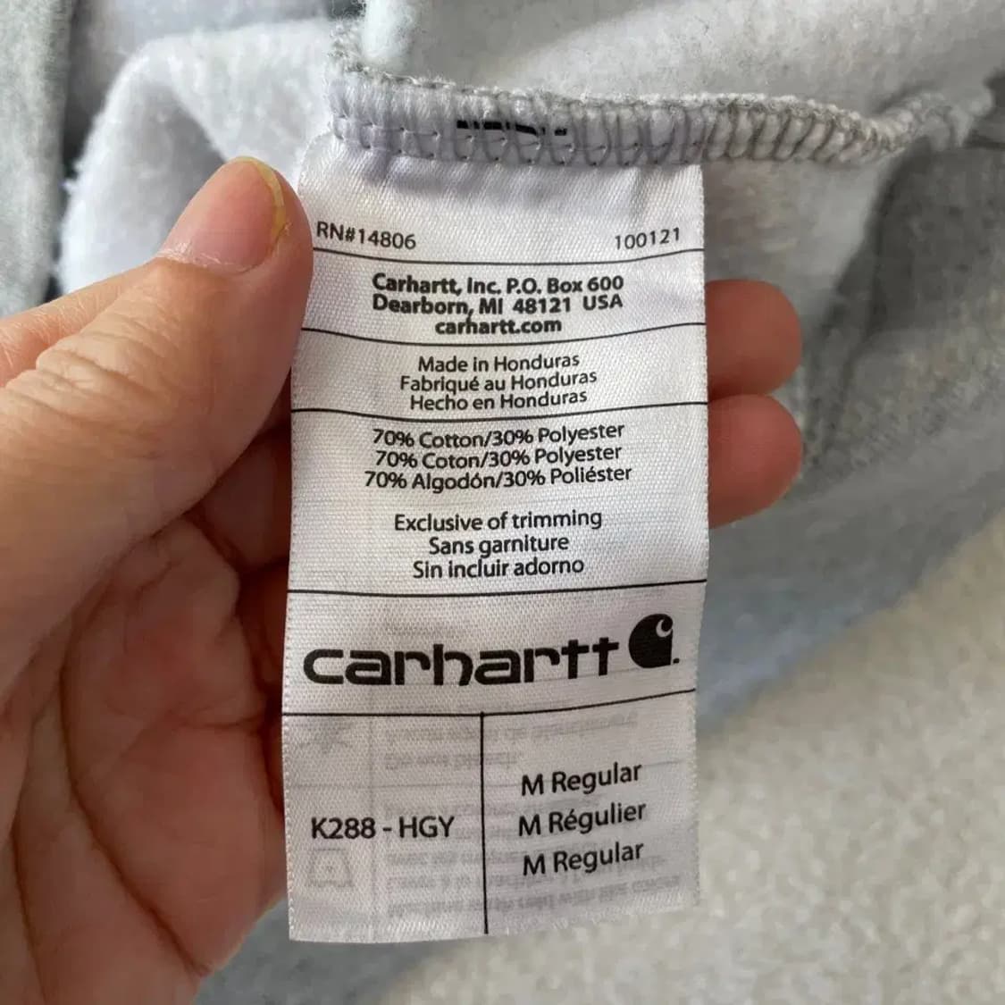 칼하트 암스펠 후드티 100-105 상품이미지8