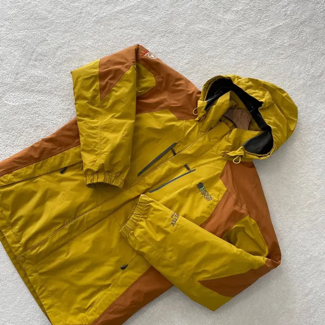 XL 코오롱 남성 고어텍스 구스다운 패딩 바람막이 105 상품이미지3