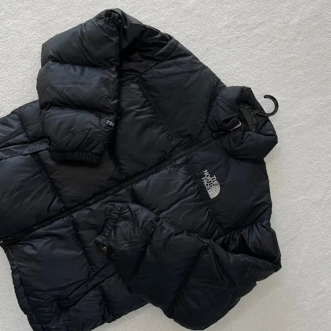 L 노스페이스 눕시 700 블랙 패딩 100 상품이미지4