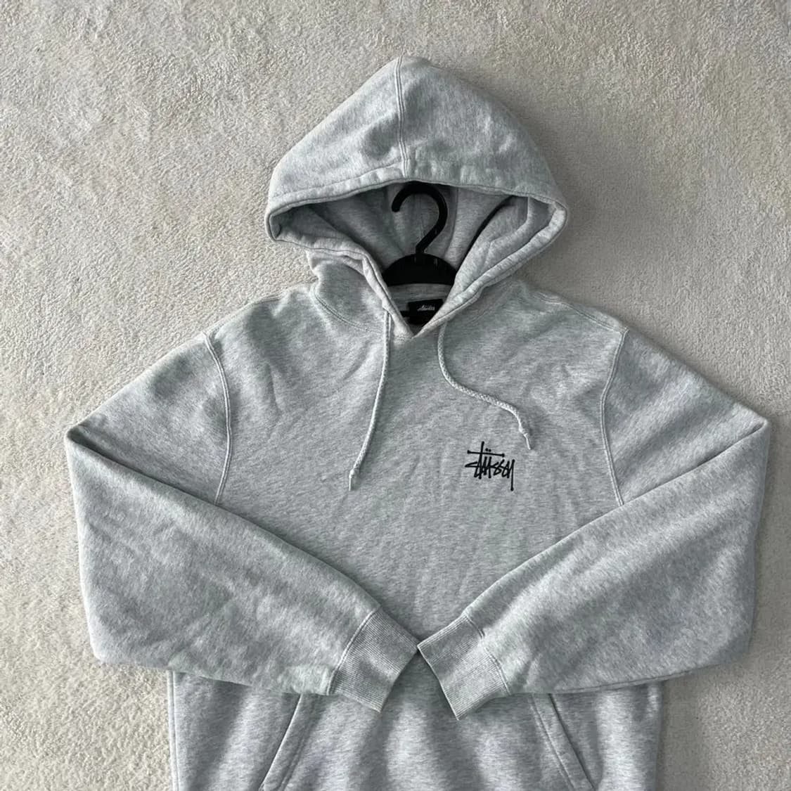 스투시 그레이 후드티 S 상품이미지2