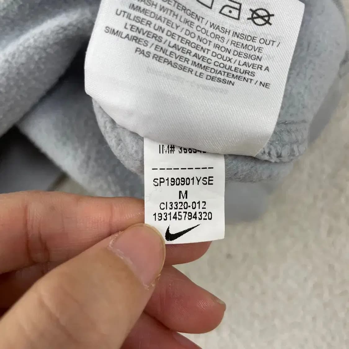 L 나이키 기모 스우시 후드티 100 상품이미지8