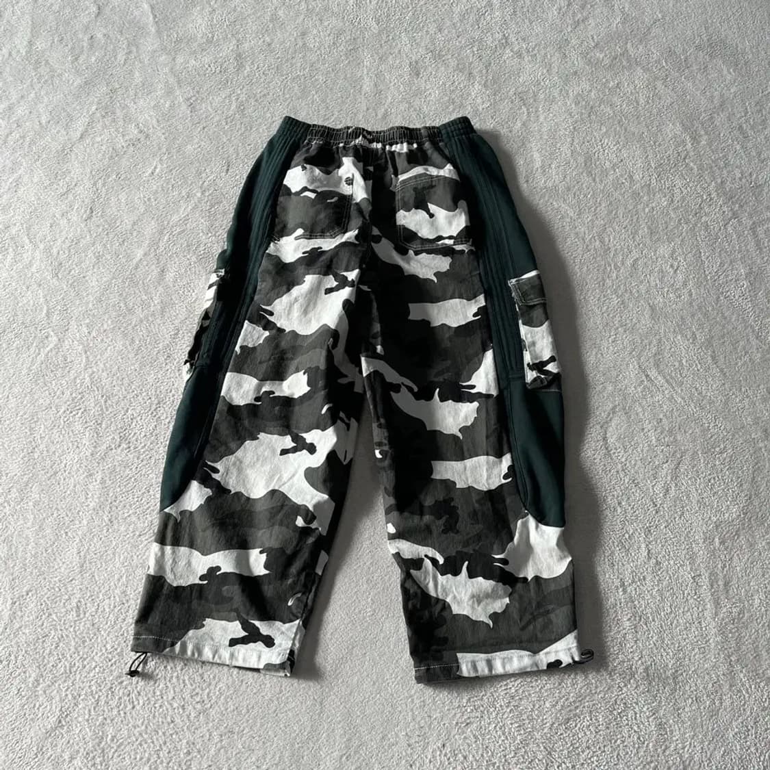 XL 아디다스 리메이크 카모 데님 바지 트레이닝 상품이미지7