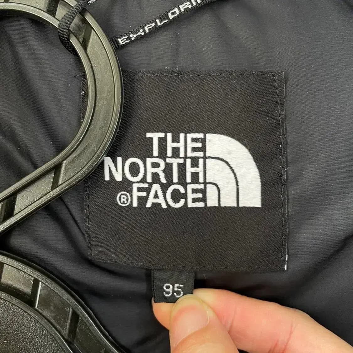M 노스페이스 눕시 700 블랙 구스다운 패딩 95 상품이미지5