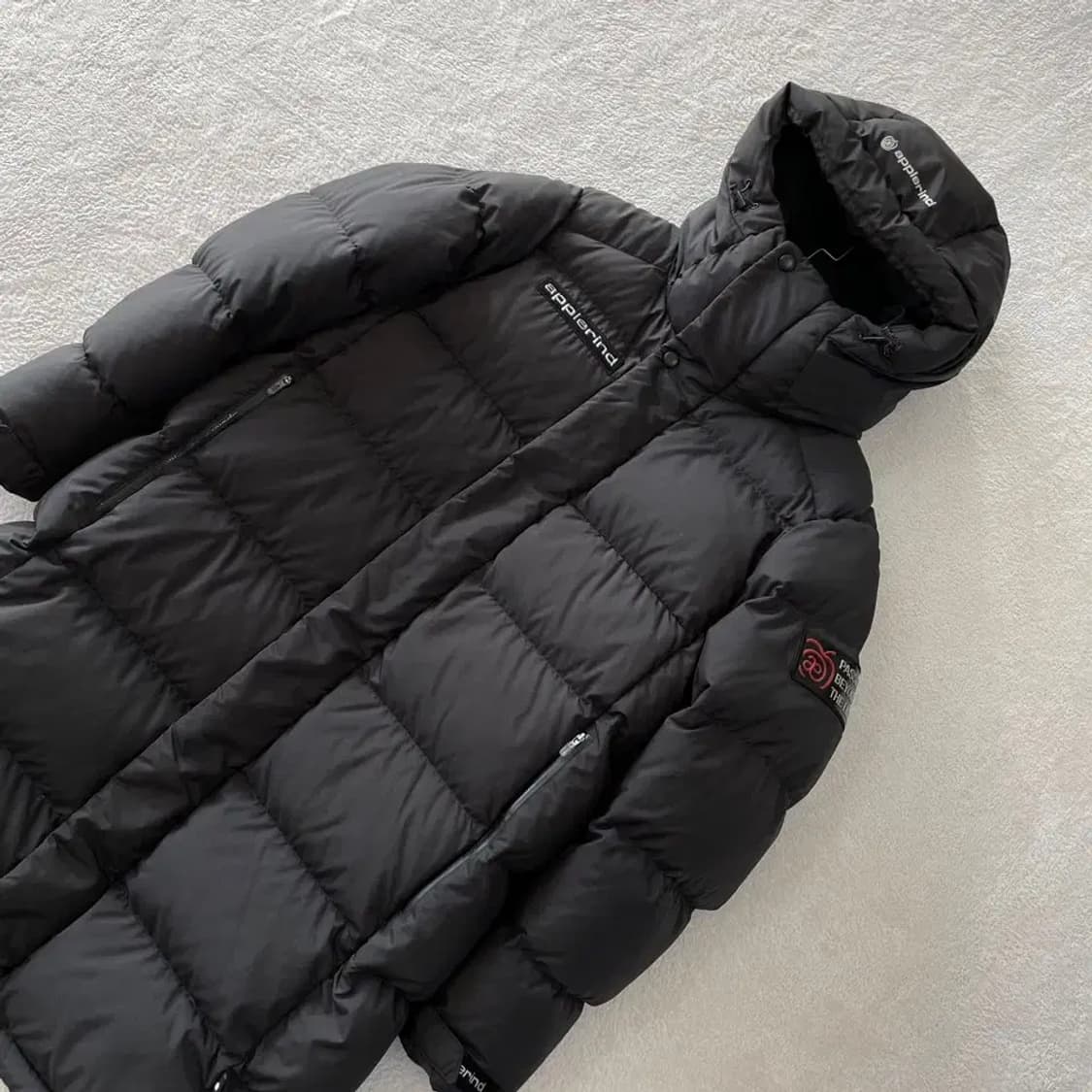 M 애플라인드 덕다운 롱패딩 95 축구 상품이미지3