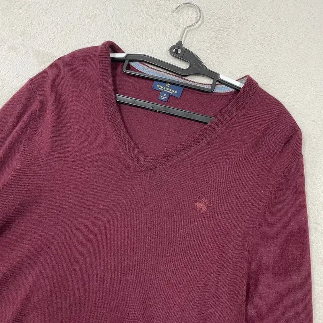 M 브룩스브라더스 브이넥 울니트 상품이미지2