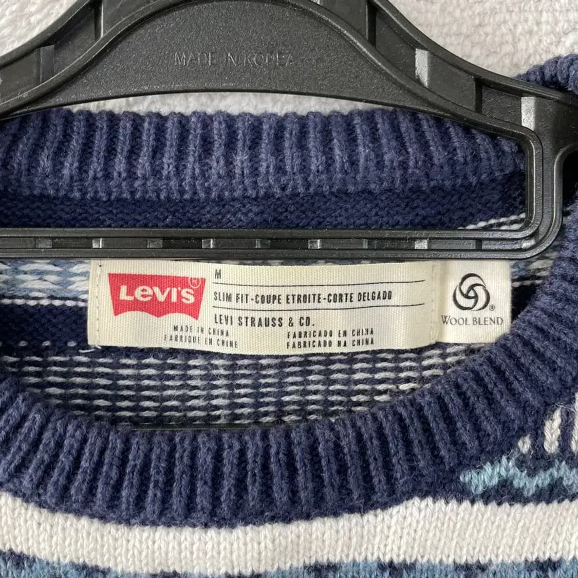 리바이스 페어아일 니트 M 상품이미지4