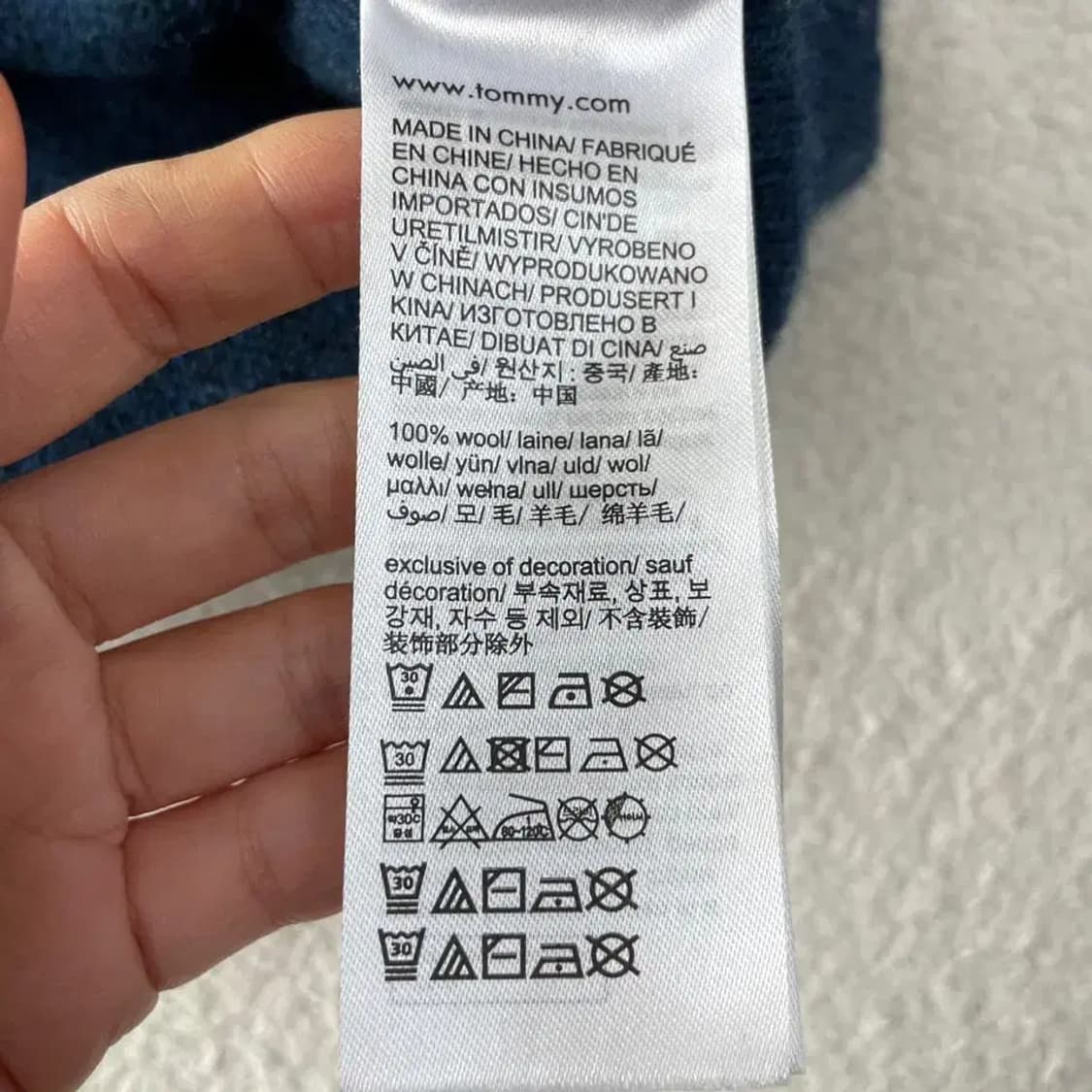 95 타미힐피거 신형 울 니트가디건 상품이미지8