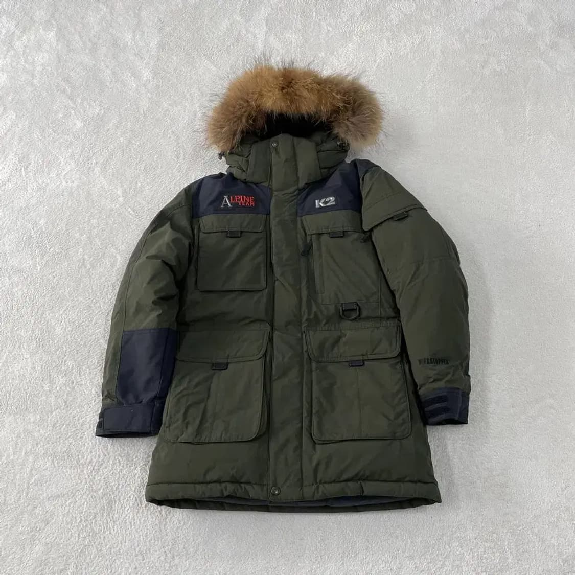 K2 남성 알파인팀 구스다운 대장패딩 90-95 상품이미지1