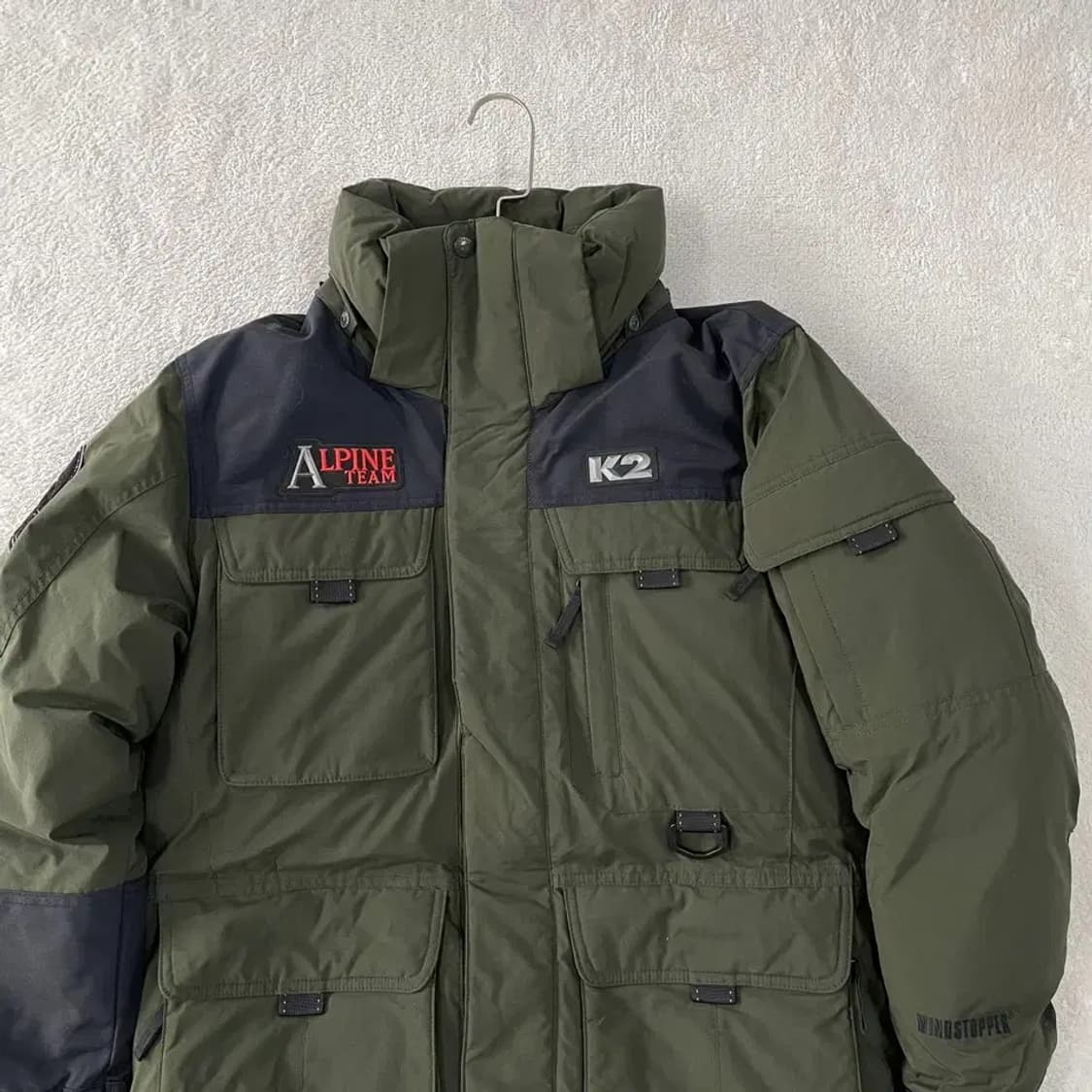 K2 남성 알파인팀 구스다운 대장패딩 90-95 상품이미지2
