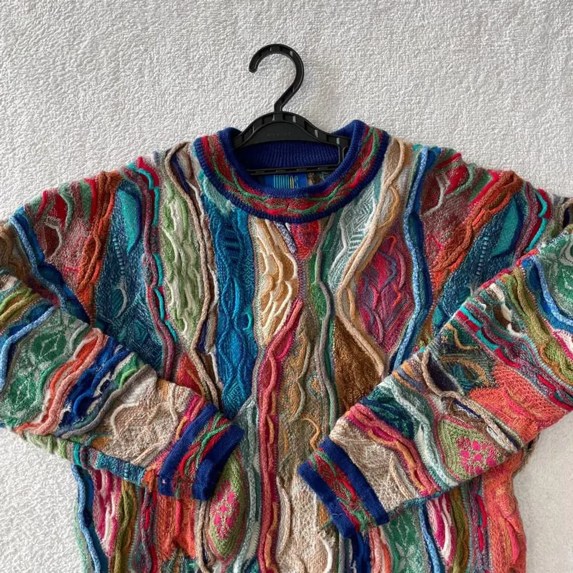 95 림노스 쿠지맛 3D 케이블니트 S 빈티지 상품이미지2