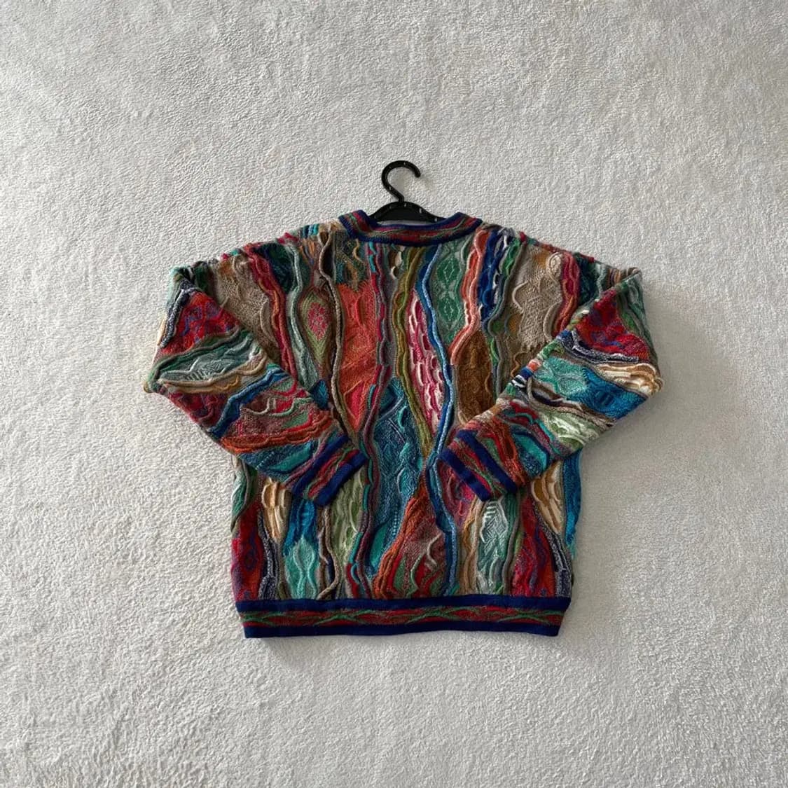 95 림노스 쿠지맛 3D 케이블니트 S 빈티지 상품이미지5