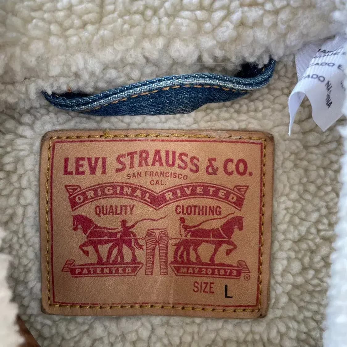 L 리바이스 쉐르파 트러커 청자켓 상품이미지4