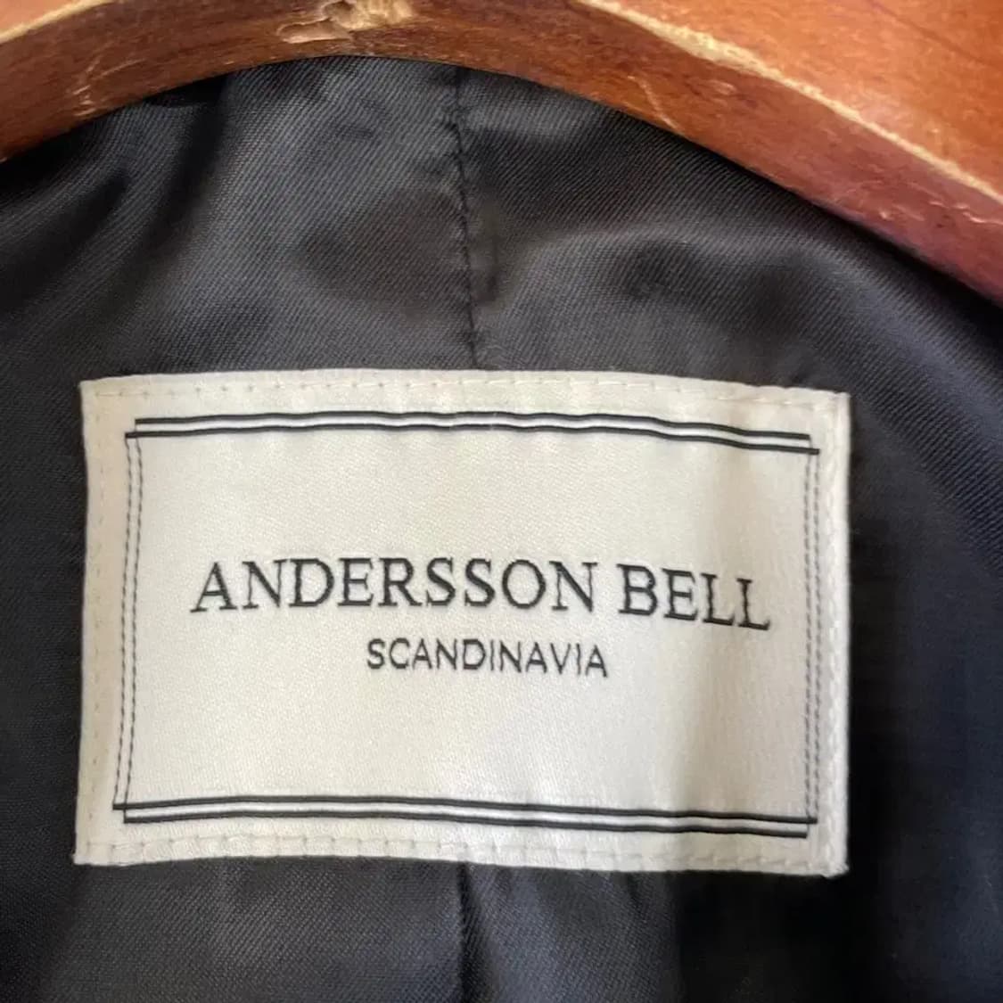 M 앤더슨벨 엑슬슨 헤링본 코트 상품이미지5