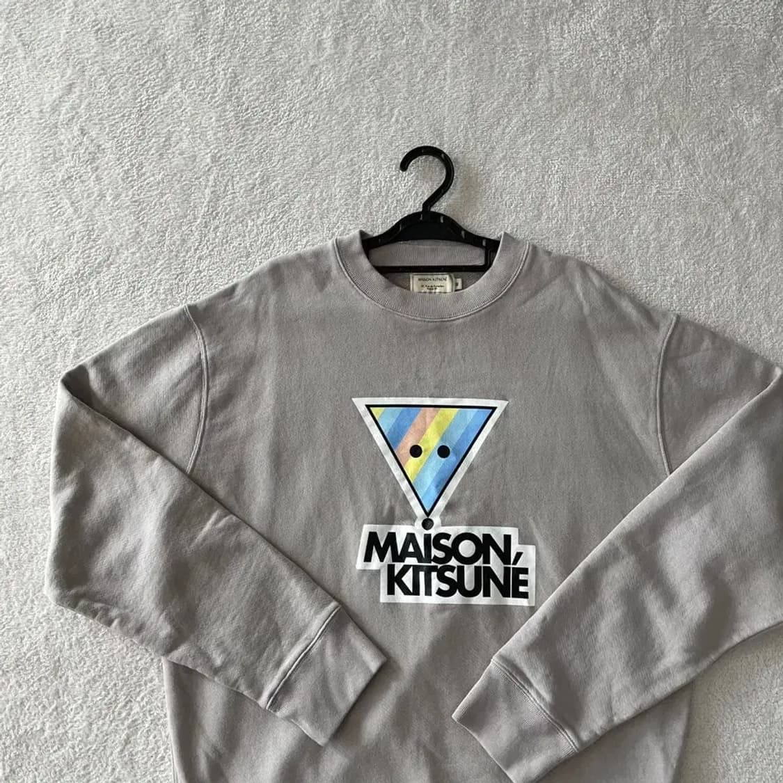 M 메종키츠네 트라이앵클 맨투맨 상품이미지2