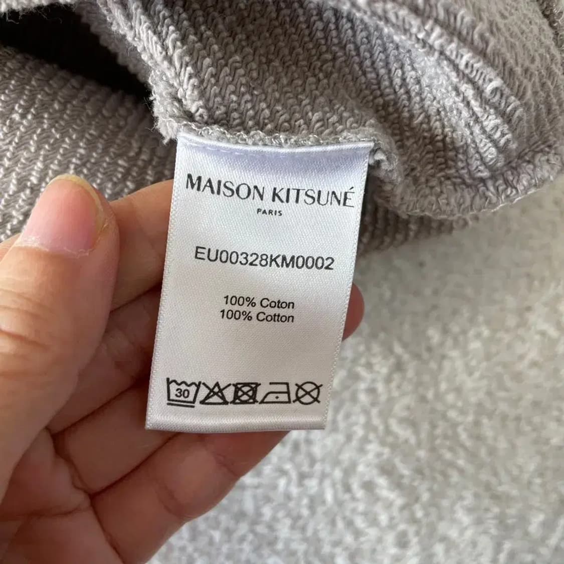 M 메종키츠네 트라이앵클 맨투맨 상품이미지6