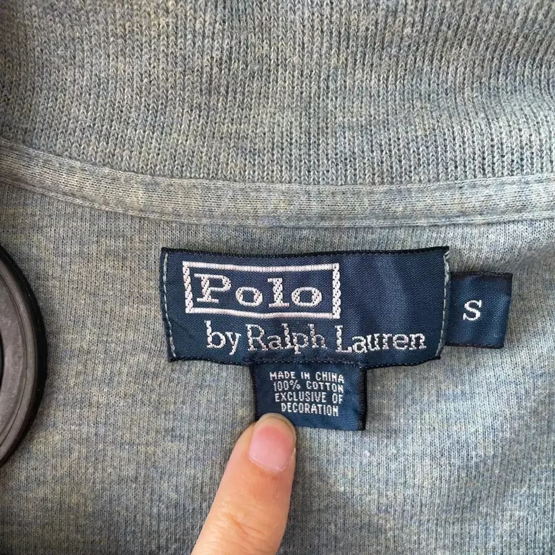 폴로 반집업 니트 S 상품이미지2