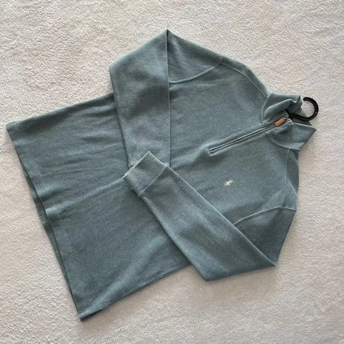 폴로 반집업 니트 S 상품이미지3