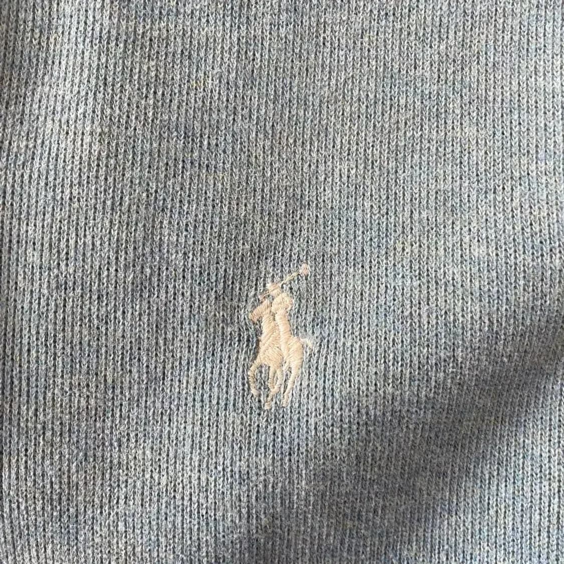 폴로 반집업 니트 S 상품이미지5