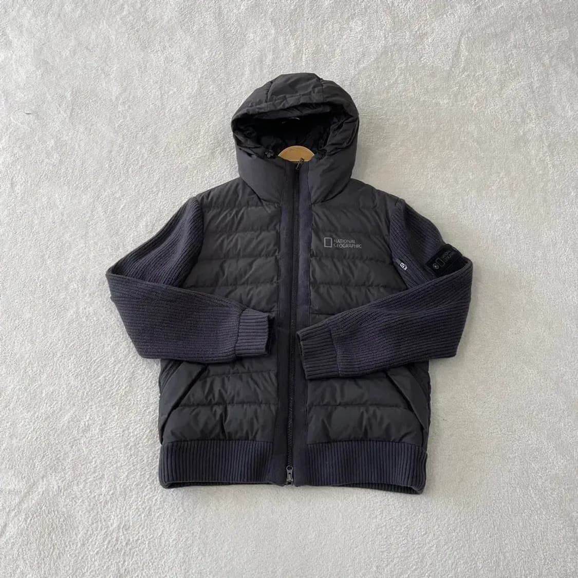 L 내셔널지오그래픽 다운 니트패딩 자켓 100 상품이미지1