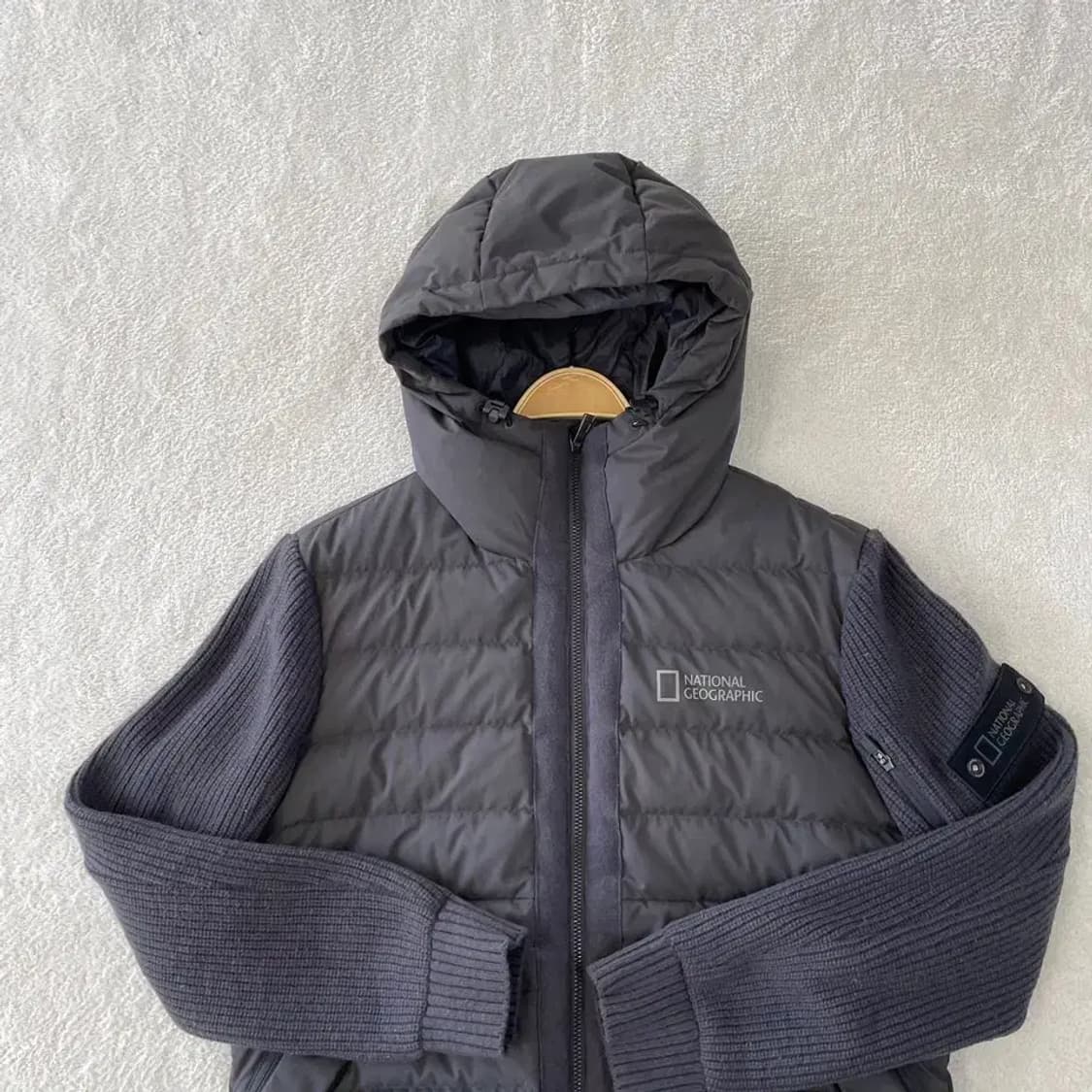 L 내셔널지오그래픽 다운 니트패딩 자켓 100 상품이미지2