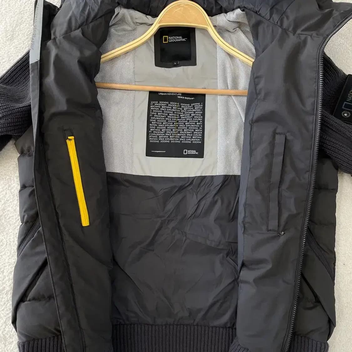 L 내셔널지오그래픽 다운 니트패딩 자켓 100 상품이미지7