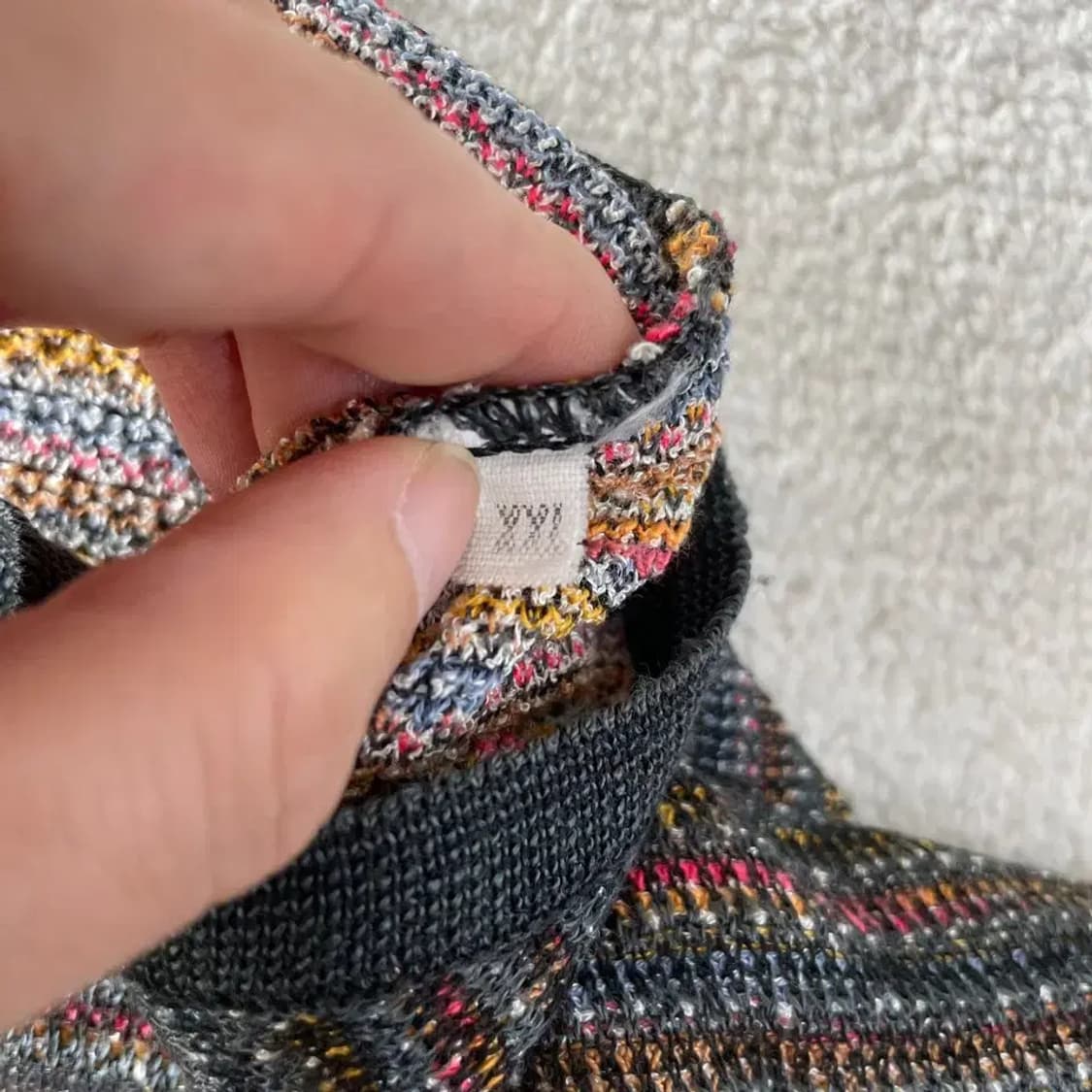 XXL 미쏘니 남성 패턴 니트 110 상품이미지5