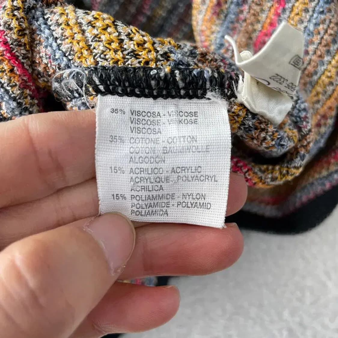 XXL 미쏘니 남성 패턴 니트 110 상품이미지6