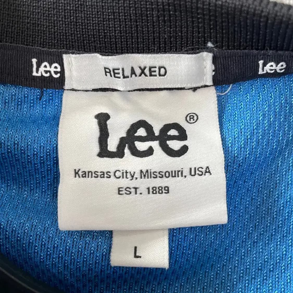 LEE 하우스 로고 매쉬 럭비 져지 L 상품이미지3