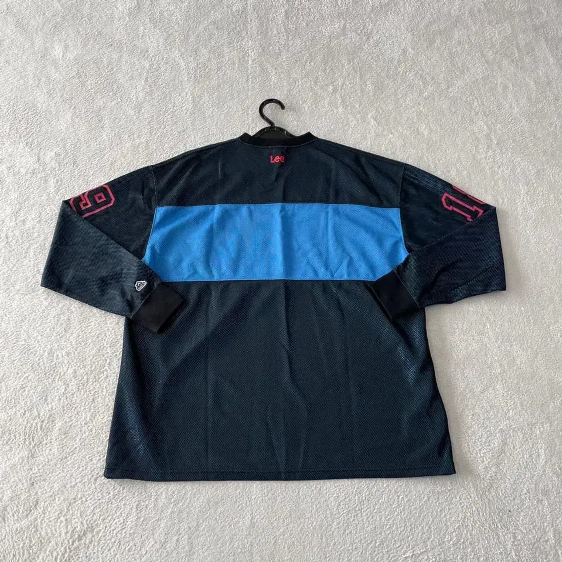 LEE 하우스 로고 매쉬 럭비 져지 L 상품이미지9