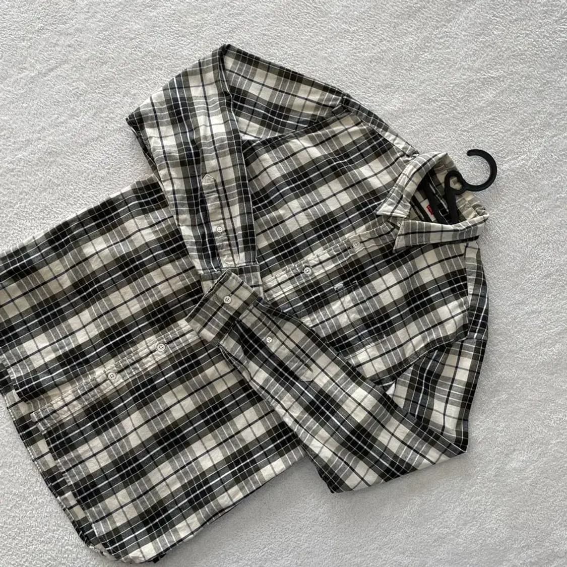 L 리바이스 코튼 플란넬 체크 셔츠 100 상품이미지3
