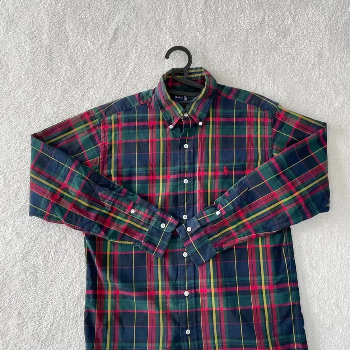 M 폴로 멀티체크 마드라스 커스텀핏 셔츠 상품이미지5