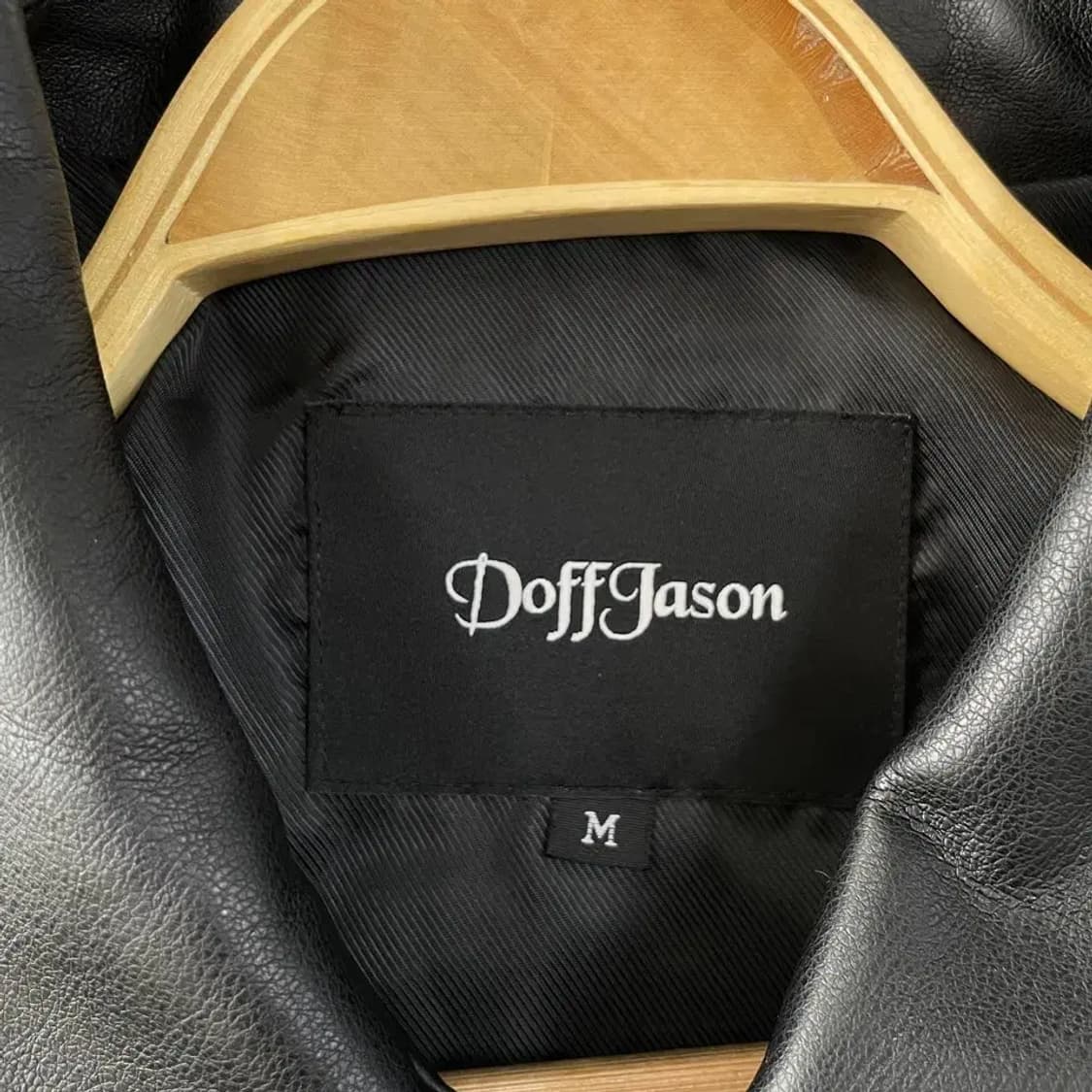 M 도프제이슨 비건레더 싱글자켓 상품이미지4