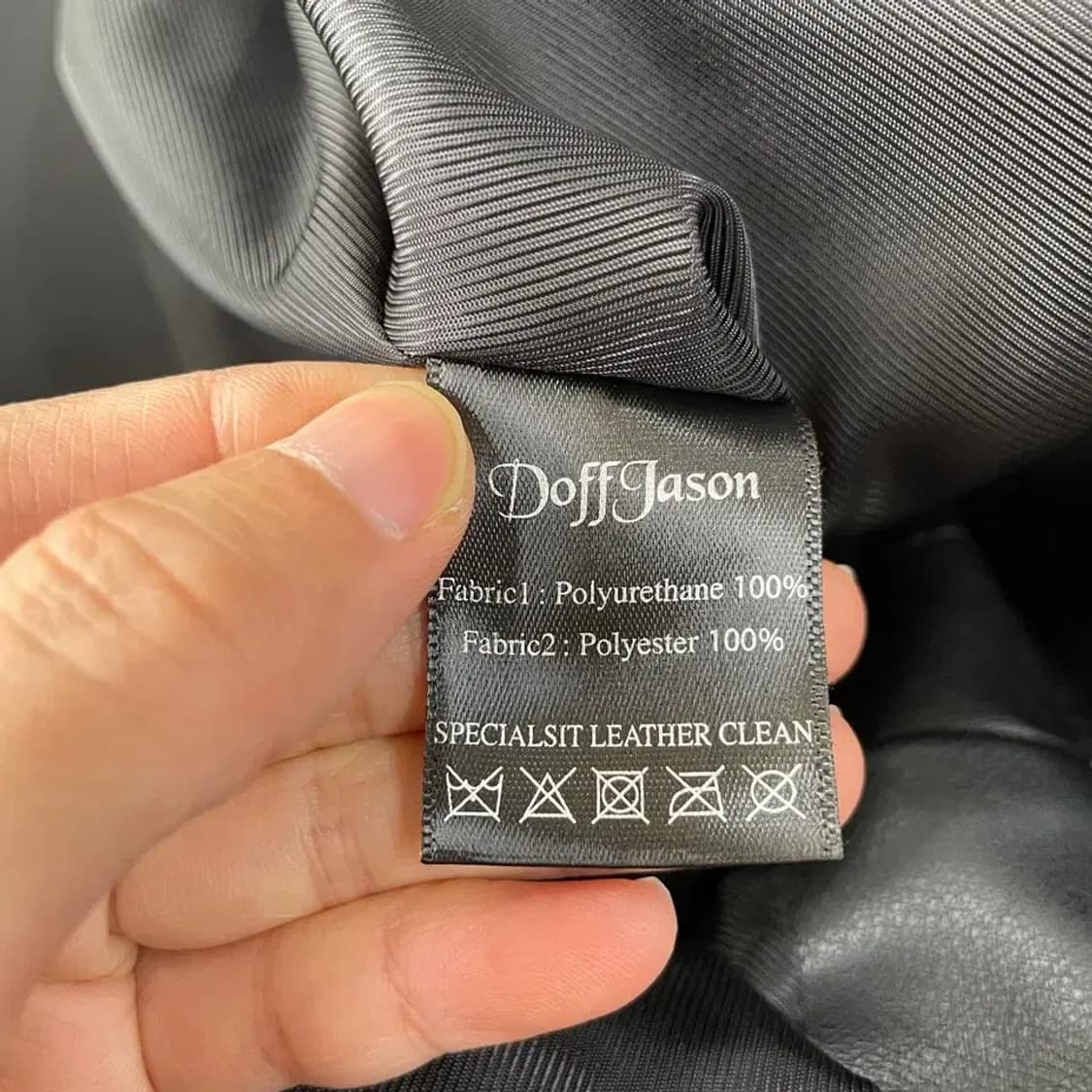 M 도프제이슨 비건레더 싱글자켓 상품이미지5