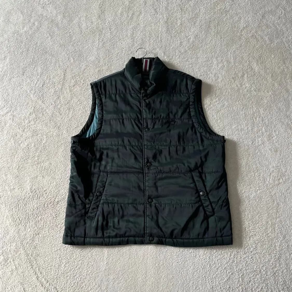 110 헨리코튼 타탄체크 경량패딩조끼 XXL 상품이미지1