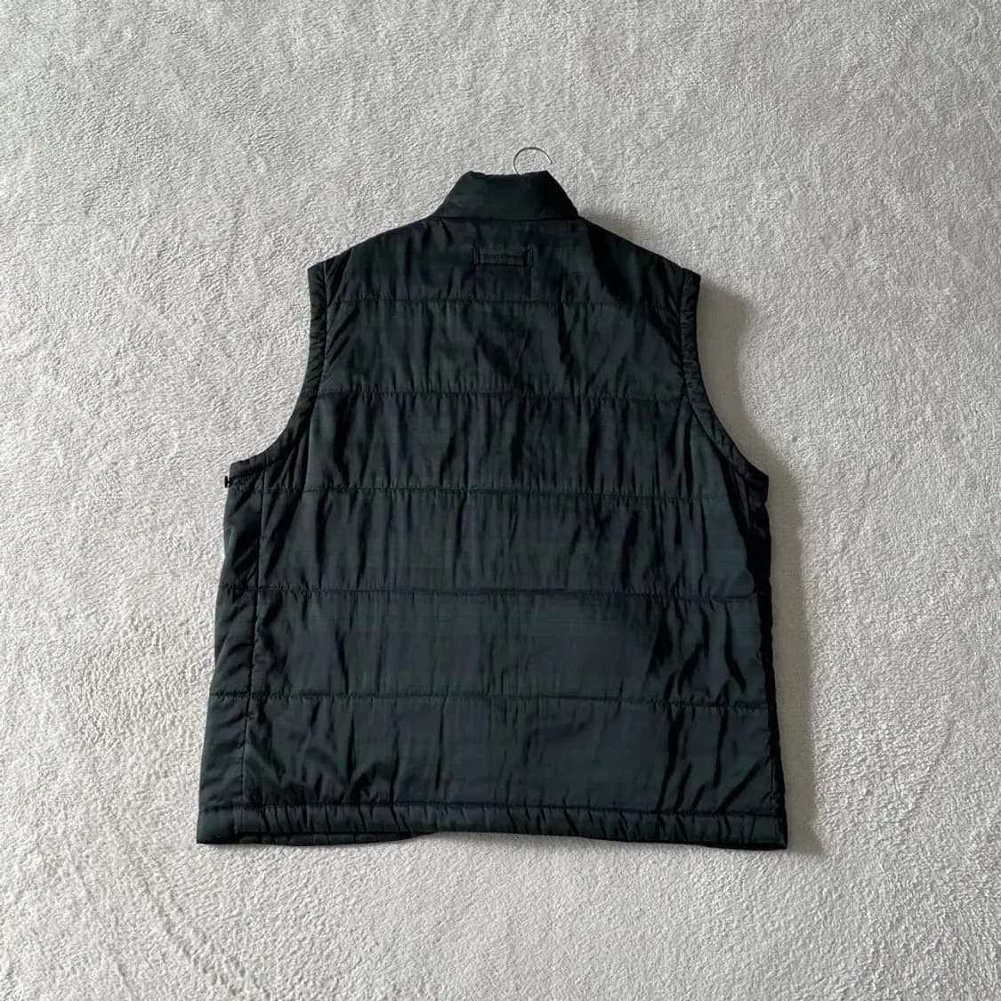 110 헨리코튼 타탄체크 경량패딩조끼 XXL 상품이미지7