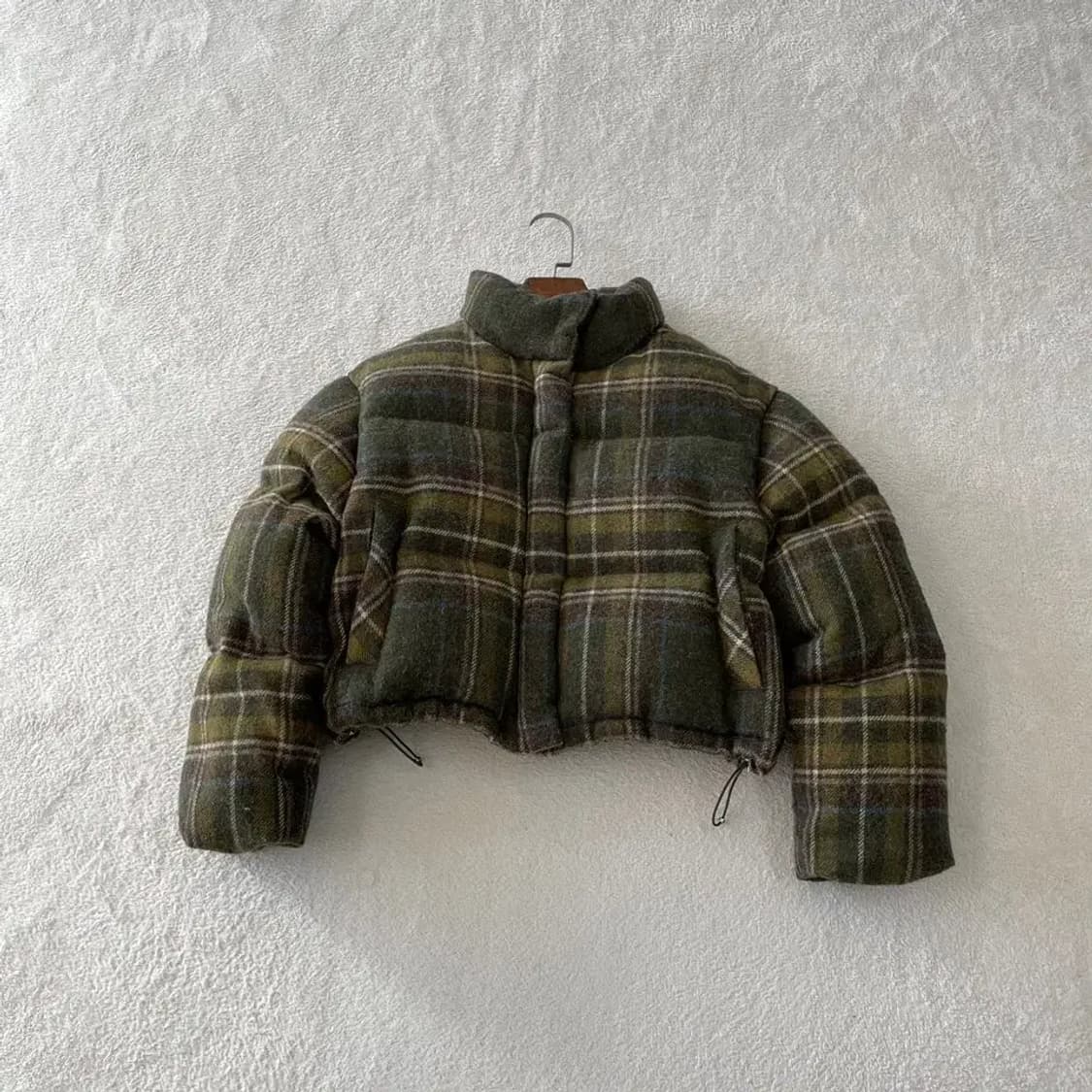 LYSM 러브유쏘머치 아브라함문 체크 다운 패딩 상품이미지1