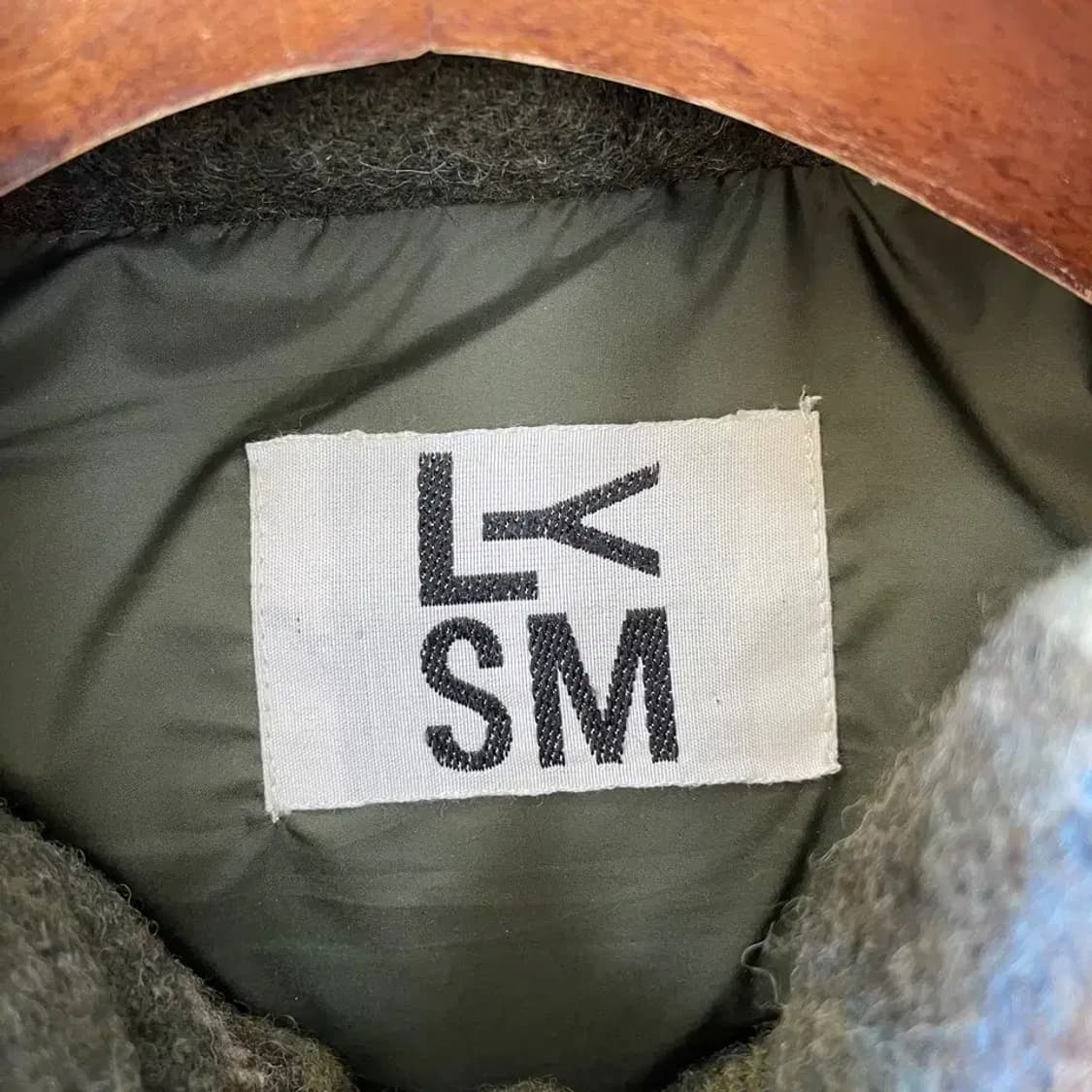 LYSM 러브유쏘머치 아브라함문 체크 다운 패딩 상품이미지4