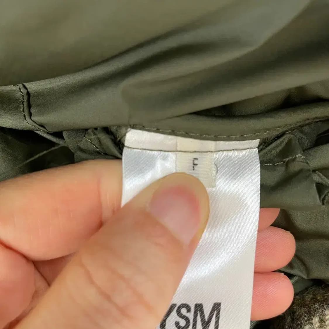 LYSM 러브유쏘머치 아브라함문 체크 다운 패딩 상품이미지5