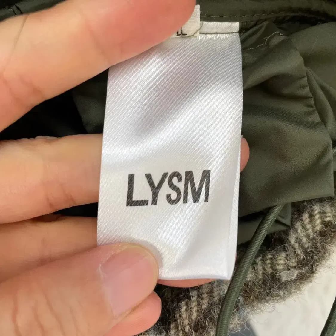 LYSM 러브유쏘머치 아브라함문 체크 다운 패딩 상품이미지6