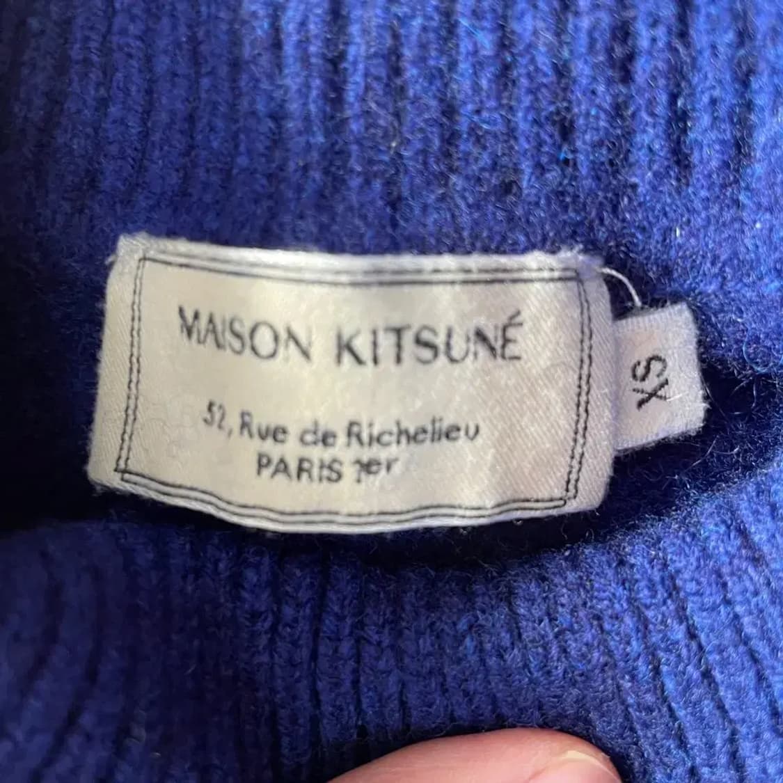 메종키츠네 여성 베이비폭스 터틀넥 니트 상품이미지4