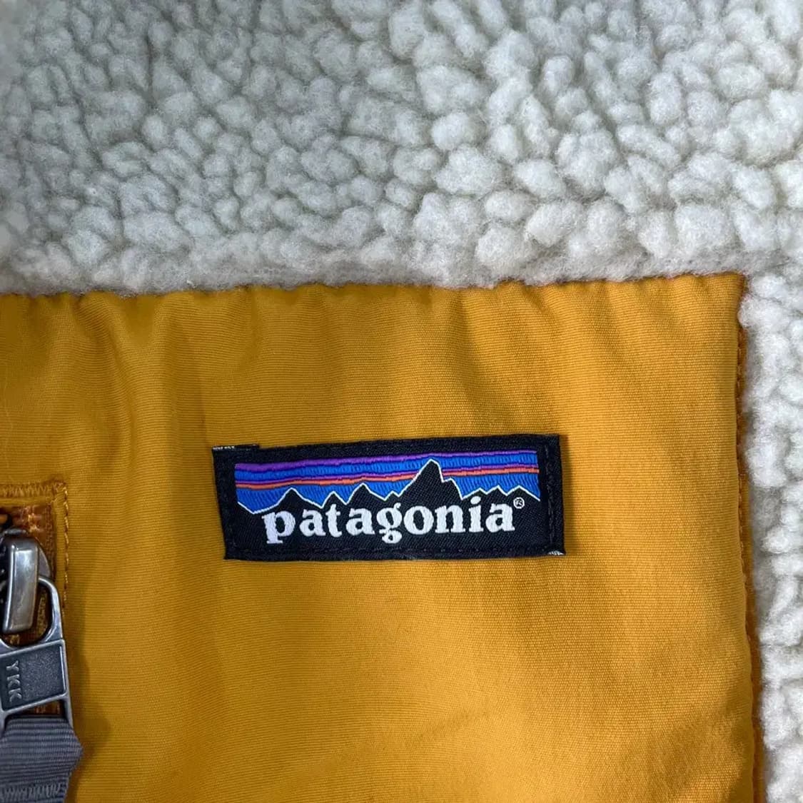 S 파타고니아 레트로X 펠리컨 골드 후리스 자켓 상품이미지5