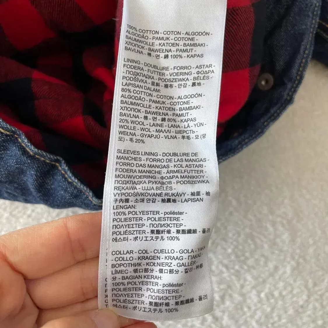 M 리바이스 여성 쉐르파 다운 트러커 데님청자켓 상품이미지7