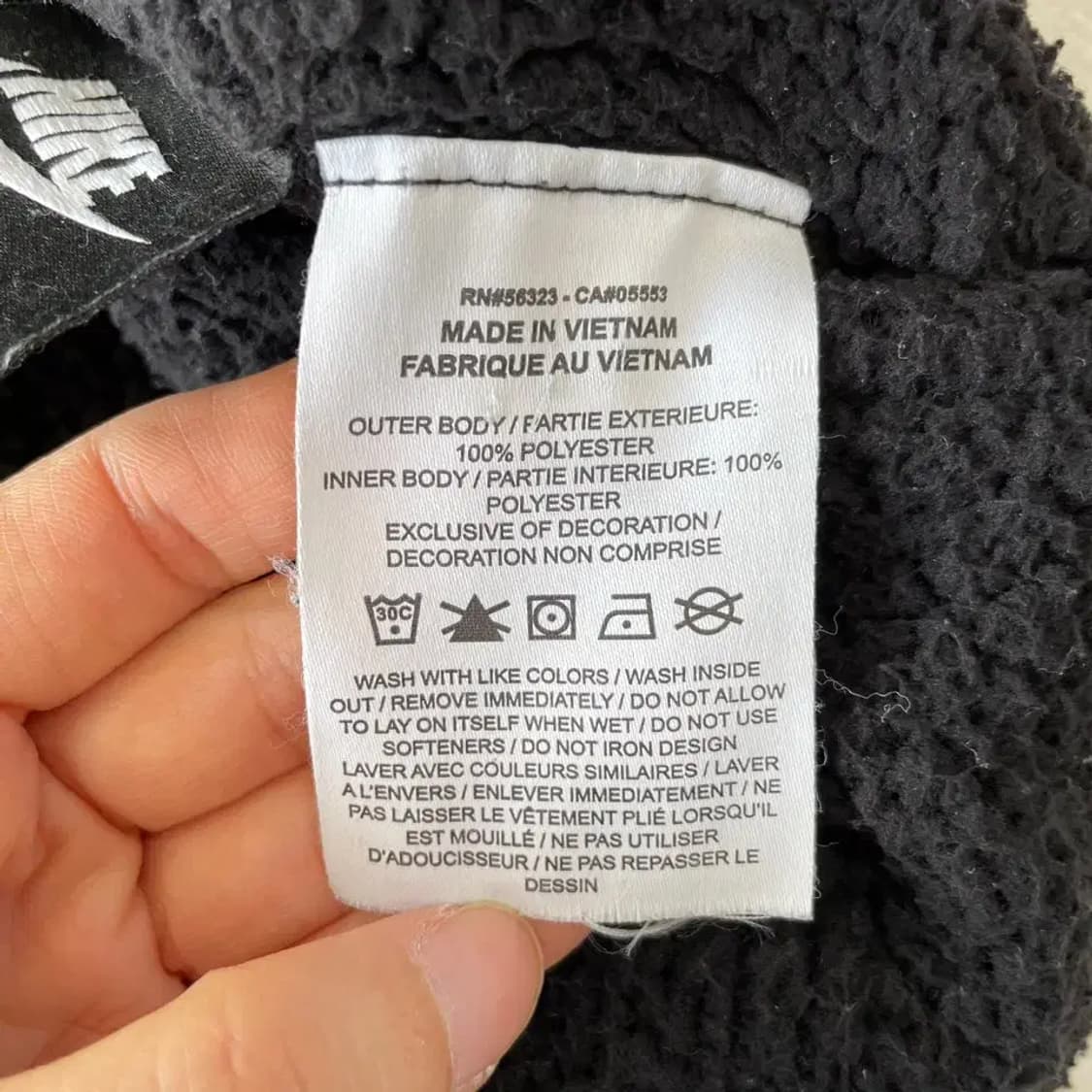 L 나이키 NSW 양면 빅스우시 후리스 자켓 100 상품이미지8