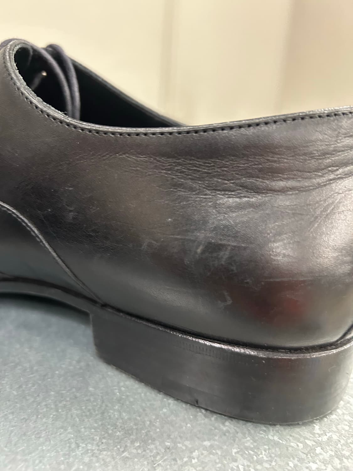 에르메네질도 제냐 레더 로퍼 블랙 uk11 상품이미지9