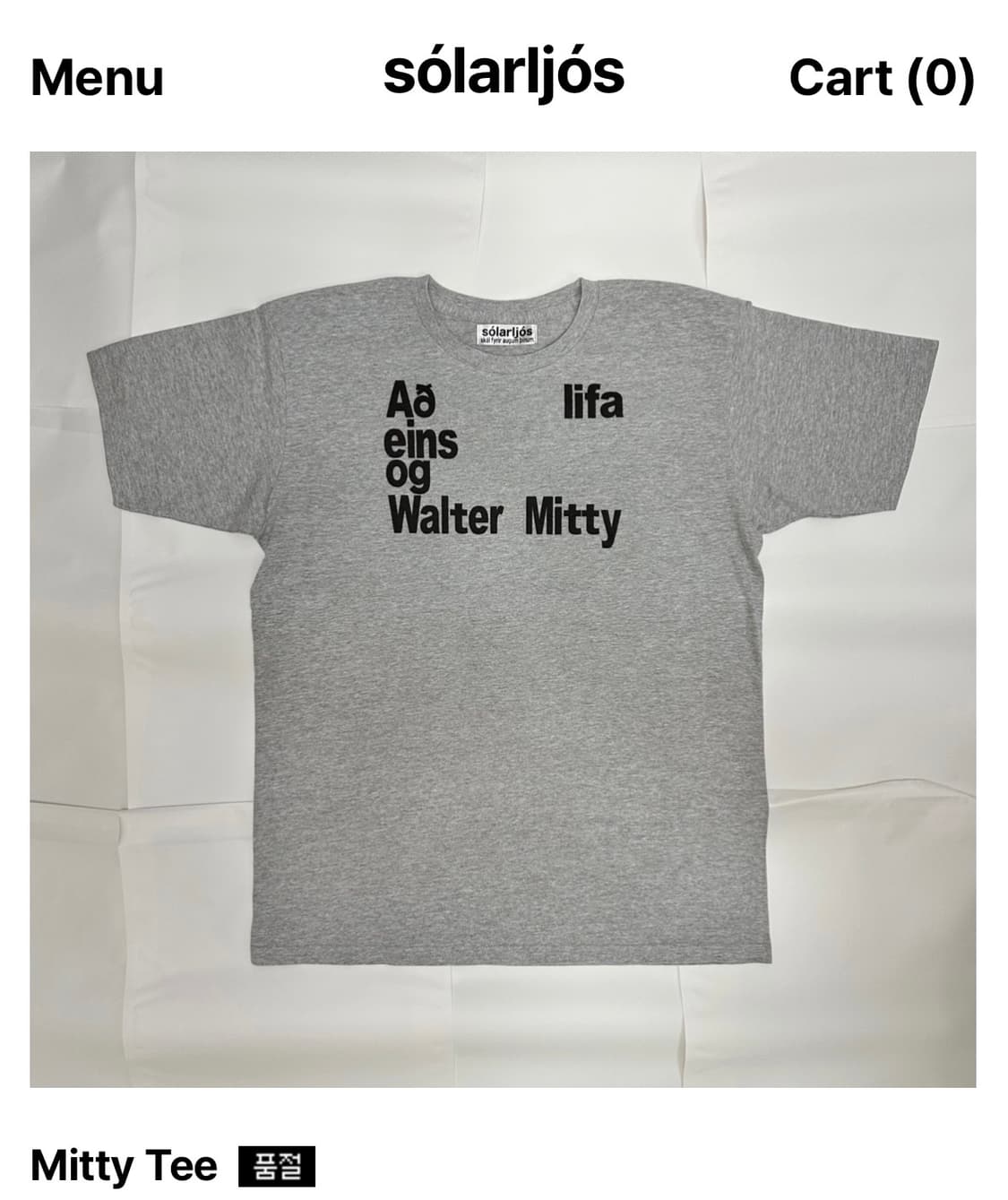 Mitty Tee 상품이미지1